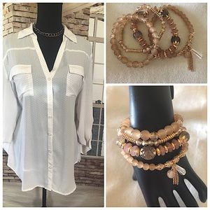 Blouse and Bracelet bundle